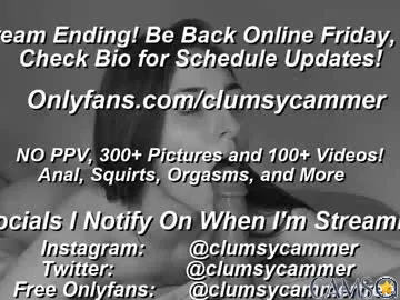 clumsycummer’s Chaturbate Profile Image